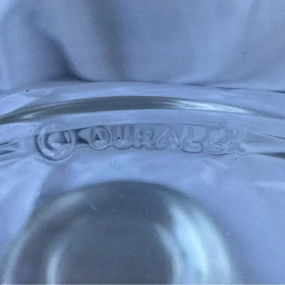 Vintage Clear Glass Plate Set of 11 by Duralex and Arcopal France - Picture 4 of 9